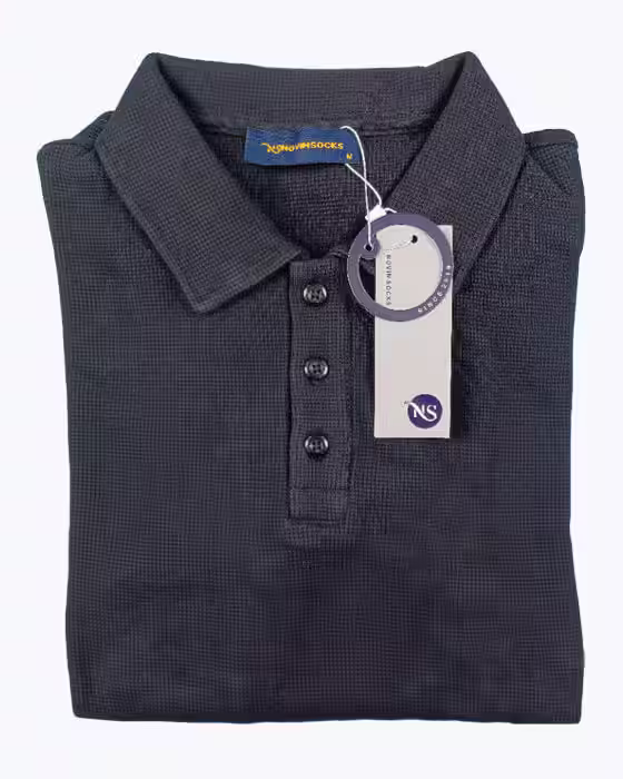 تیشرت آستین بلند یقه‌دار مردانه Novin Socks